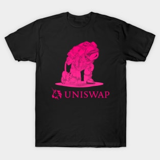 Uniswap UNI coin Crypto coin Crytopcurrency T-Shirt